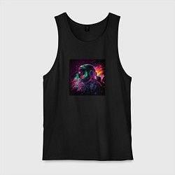 Мужская майка Космический огонь