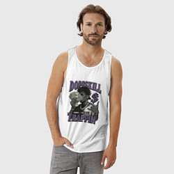 Майка мужская хлопок Рэперские деньги, цвет: белый — фото 2