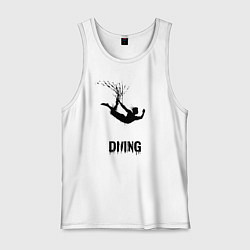 Мужская майка Diving прыжки в воду