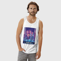 Майка мужская хлопок Huntrix, цвет: белый — фото 2