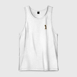 Майка мужская хлопок Кобе Брайант номер 8, цвет: белый