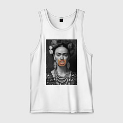 Майка мужская хлопок Фрида swag, цвет: белый