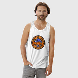 Майка мужская хлопок Хэллоуин 31 октября, цвет: белый — фото 2