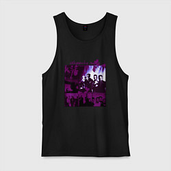 Майка мужская хлопок Depeche Mode in violet, цвет: черный