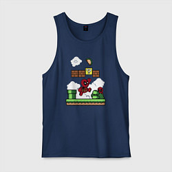 Мужская майка Deadpool Mario