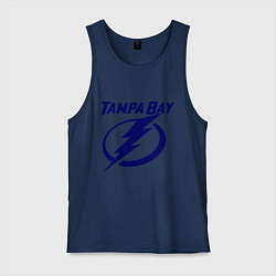 Майка мужская хлопок HC Tampa Bay, цвет: тёмно-синий