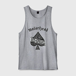 Майка мужская хлопок Motorhead: Ace of spades, цвет: меланж
