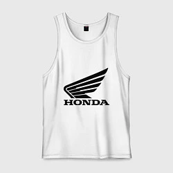 Майка мужская хлопок Honda Motor, цвет: белый