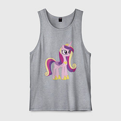 Майка мужская хлопок Принцесса Каденс, цвет: меланж