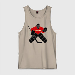 Мужская майка Хоккей Россия