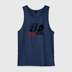 Майка мужская хлопок Oldscool USSR, цвет: тёмно-синий