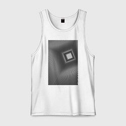 Майка мужская хлопок Шахта в никуда, цвет: белый