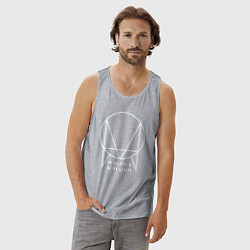 Майка мужская хлопок OWSLA, цвет: меланж — фото 2