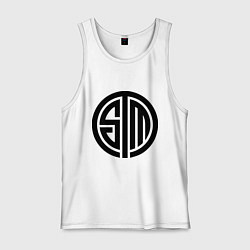 Майка мужская хлопок SoloMid, цвет: белый