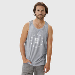 Майка мужская хлопок Анклав, цвет: меланж — фото 2