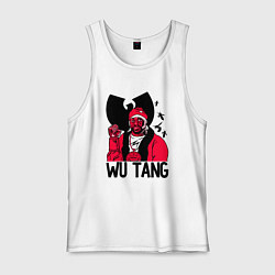 Майка мужская хлопок Wu-Tang Clan: Street style, цвет: белый