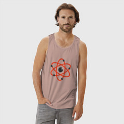 Майка мужская хлопок Atomic Heart: Nuclear, цвет: пыльно-розовый — фото 2