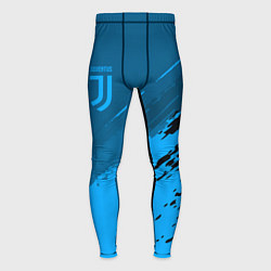 Тайтсы мужские FC Juventus: Blue Original, цвет: 3D-принт