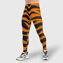 Тайтсы мужские Шкура тигра, цвет: 3D-принт — фото 2