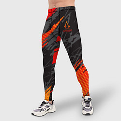 Тайтсы мужские Assassins Creed, цвет: 3D-принт — фото 2