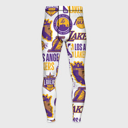 Тайтсы мужские LAKERS LOGO, цвет: 3D-принт