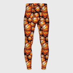 Тайтсы мужские Баскетбольные Мячи, цвет: 3D-принт