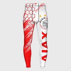 Тайтсы мужские FC AJAX AMSTERDAM ФК АЯКС, цвет: 3D-принт