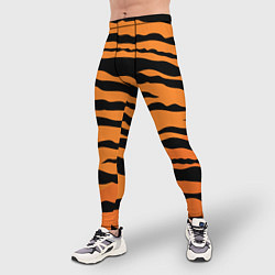 Тайтсы мужские Шкура тигра вектор, цвет: 3D-принт — фото 2