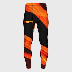 Тайтсы мужские Hot Wheels Fire BackGround, цвет: 3D-принт