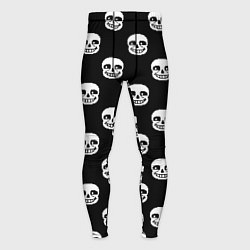 Мужские тайтсы UNDERTALE SANS SKULL FACE PATTERN УЗОР