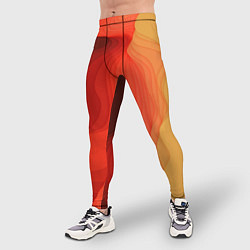 Тайтсы мужские Имитация песка, цвет: 3D-принт — фото 2