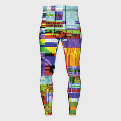 Мужские тайтсы Vanguard glitch fashion pattern 2022