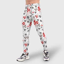 Тайтсы мужские Мантра ОМ АУМ, цвет: 3D-принт — фото 2