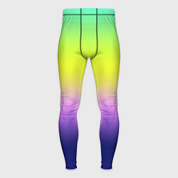 Тайтсы мужские Разноцветный размытый фон градиент, цвет: 3D-принт