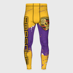 Мужские тайтсы PORSCHE- LAKERS COLORS