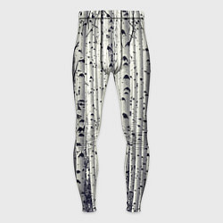 Мужские тайтсы Русские берёзки - роща