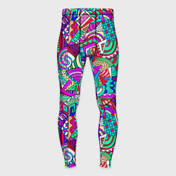 Тайтсы мужские Лоскутный паттерн, цвет: 3D-принт