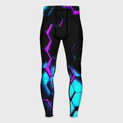 Мужские тайтсы Неоновая броня fortnite
