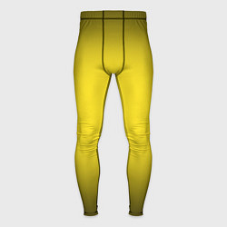 Тайтсы мужские Желтый градиент, цвет: 3D-принт