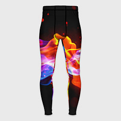 Мужские тайтсы Битвы огней волны