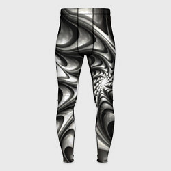 Тайтсы мужские Abstract fractal grey, цвет: 3D-принт