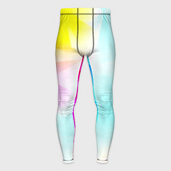 Мужские тайтсы Gradient colors geometry
