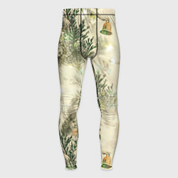 Мужские тайтсы Рождественский декор - рисунки ангелов