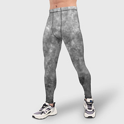 Тайтсы мужские Абстракция - grey sky, цвет: 3D-принт — фото 2