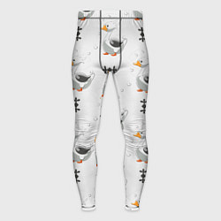 Мужские тайтсы Гусь и фигуры