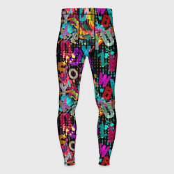Мужские тайтсы Multicolored english letters