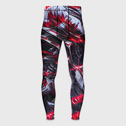 Тайтсы мужские Красная адская броня, цвет: 3D-принт