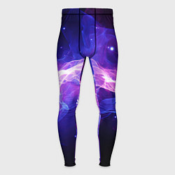 Мужские тайтсы Фиолетовый туман в движении
