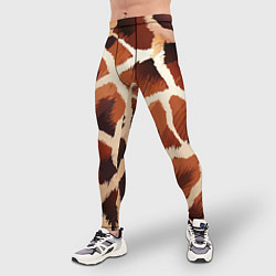 Тайтсы мужские Пятнистый мех жирафа, цвет: 3D-принт — фото 2