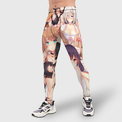 Тайтсы мужские Аниме тяночки, цвет: 3D-принт — фото 2